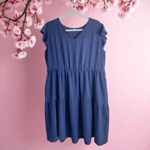 Women's Summer Ready Wedding XL A Line Party Dress Cap Sleeve Cover Up Casual